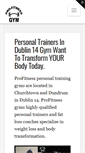 Mobile Screenshot of profitness.ie